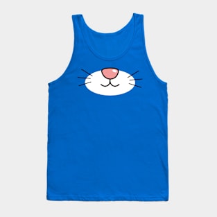 Smiling kitten face Tank Top